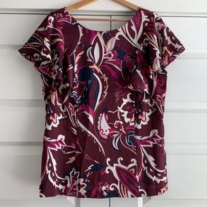Modern floral blouse